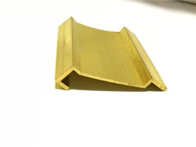 China OEM C38500 Copper Extrusion Profile For Door Window Frame for sale