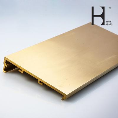 China 6m Long Stair Edge Brass Extrusion Profiles SGS Certification for sale
