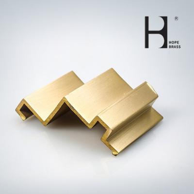 China Mirror Polishing Solid Brass Handrail Brackets C38000 Brass Rail Fittings for sale