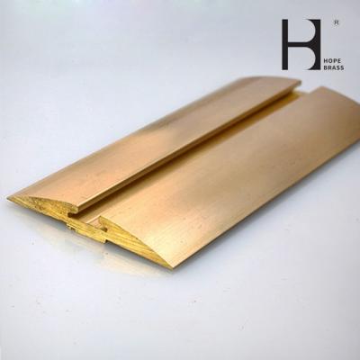 China Anti Aging 58% Copper Brass Extrusion Frame For Sliding Door And Windows for sale