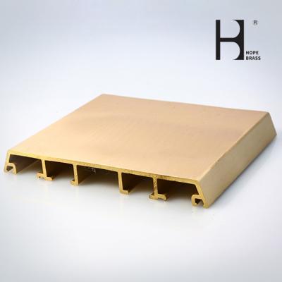 China Quadro de porta de bronze resistente da oxidação, seções de bronze da extrusão HPb63-3 à venda