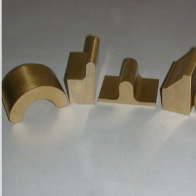 China C36000 Brushed Brass Hardware Wear Resistant Copper Alloy Profiles for sale