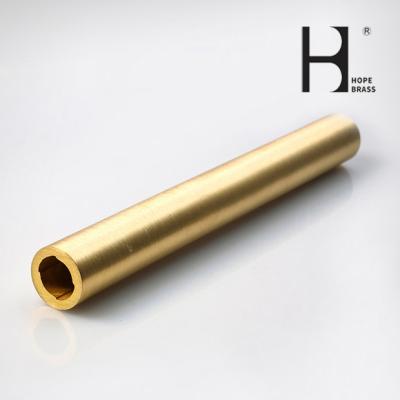 China 59% Copper Brass Hollow Rod Wearproof 6mm Brass Bar For Construction for sale