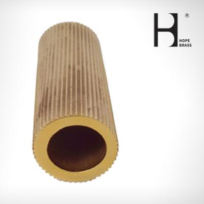 China Golden Wear Resistant Hollow Brass Tube C38500 8mm Brass Pipe for sale