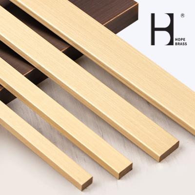 China 6000mm Length CuZn39Pb3 Brass Flat Bars For Home Derocation for sale