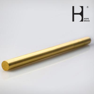 China High Density Rustproof Brass Round Bar , 5m Long Copper Alloy Rods for sale
