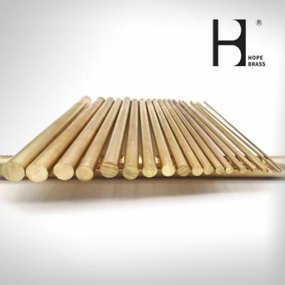 China Golden Fade Resistant C36000 Brass Rods With Different Shape for sale