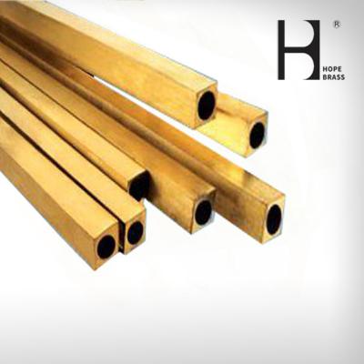 China Rustproof C3771 Thin Wall Hollow Brass Tube For Copper Windows for sale