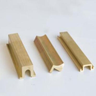 China Wearproof Solid Copper Profiles , SGS Anti Burglar Lock Profile for sale
