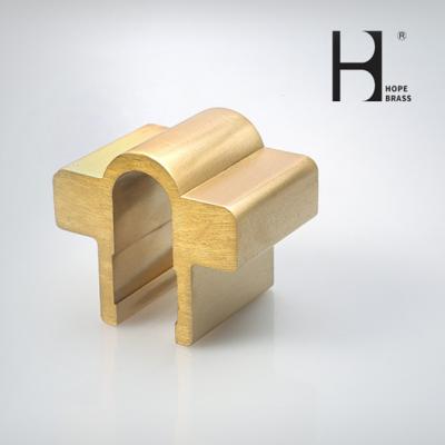 China Hope Brass Extrusion Profiles Fadeless For Building Construction for sale