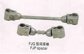 Chine Type armature de évaluation de FJQ d'anti vibration d'entretoises de ligne électrique de jumeau de la ficelle d'isolateur à vendre