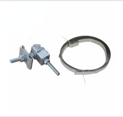 China Elector - Insulating Rubber Type Down Lead Clamp For Fixation Of OPGW And ADSS Onto  Pole / Tower for sale