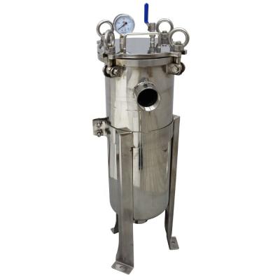 China 62KG Stainless Steel Bag Filter Housing for Construction Works and Filtration 2