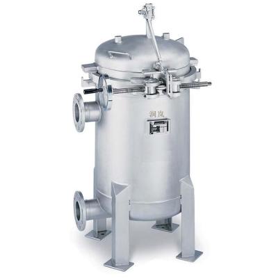 China Liquid Purification 62KG Stainless Steel Bag Filter With Core Components for sale