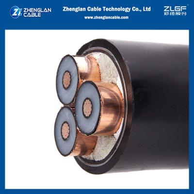 Chine Le cable électrique de cuivre 3core le système mv XLPE a isolé IEC60502-2 à vendre