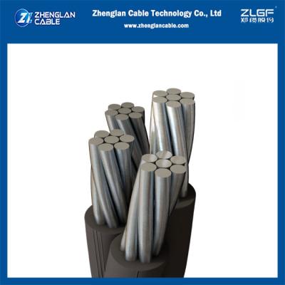 China 1kv el neutral quadruplex liado aéreo del cable 3x50/50mm2 apoyó el xlpe de aluminio del cable aislado en venta