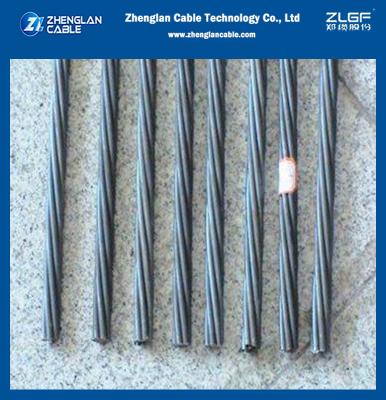 China Zinc Surface Galvanised Steel Wire 3/7/19/37 Strands For Structural 1/8
