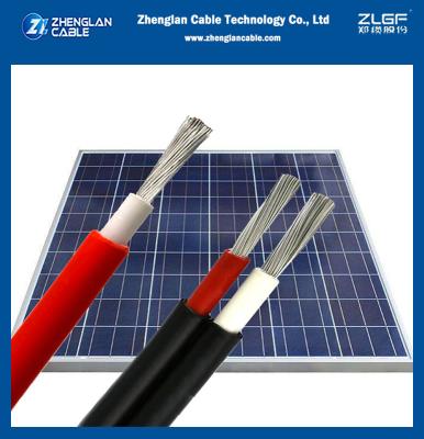 China 6mm Xlpe Insulation Solar Cable Pv Wire 200m / Roll Red for sale