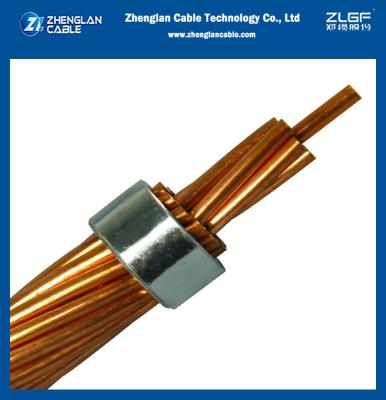 China Bare Copper Clad Steel Ground Rod Conductor Wire CCS Electric Stranded Wire for sale