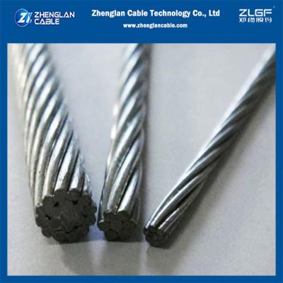 China 7/10SWG Galvanized Steel Conductor BS183 Ground Wire Grade1300 for sale
