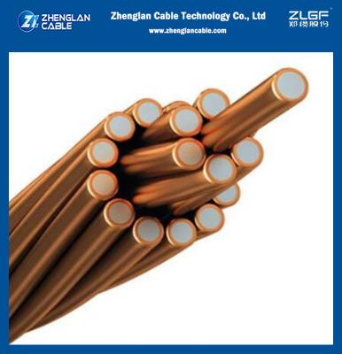 China Annealed Ccs Copper Clad Wire Clad 30% Conductivity 5 000m MOQ à venda