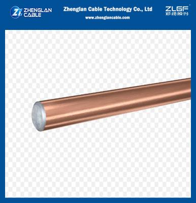Cina Bare CCS Copper Clad Steel Ground Electric Stranded Wire Rod Conductor in vendita