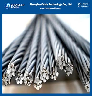 China ASTM A475 Or A363 Zinc Coated Galvanized Steel Strand Ehs 7/2.03mm Stay Wire/Earth Wire en venta