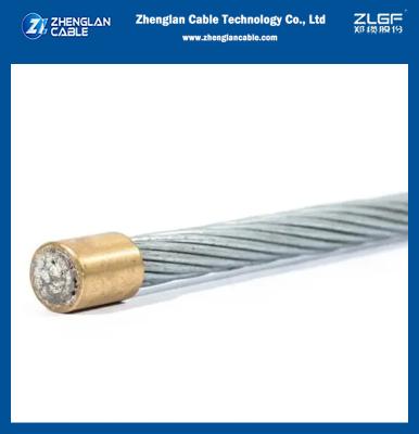 중국 BS 183 StandardGalvanized Steel Strand Guy Wire /Stay Wire/Earth Wire 7/2.00mm 판매용