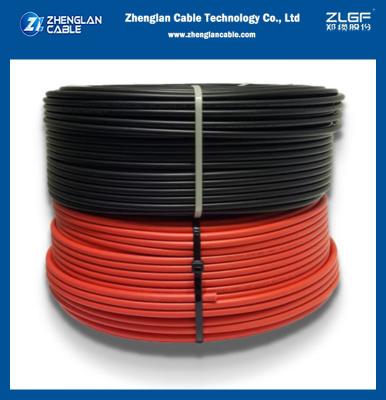 China 6mm2 PV DC Solar Cable Black For Solar Panels Connection 1.5KV DC H1Z2Z2-k H1z2z2k 6mm for sale