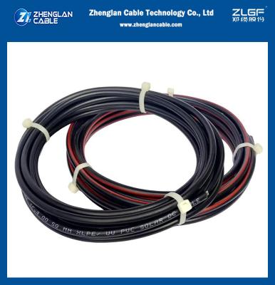 China Cables de panel Pvc 1.5mm2 2.5mm2 4mm2 6mm2 10mm2 1kv 1.5kv 6mm2 Pv Dc 4mm Precio de energía Conectar 10mm2 Cable solar en venta