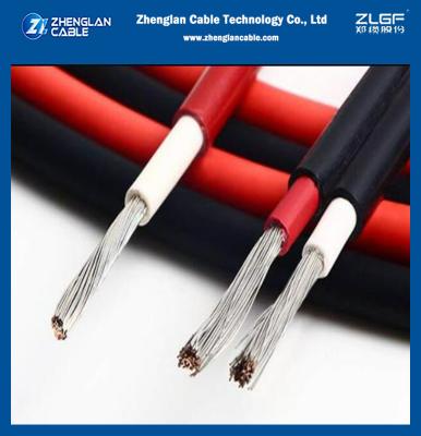 China 1.5kv 1.0kv XLPE TUV PV Solar Cable Pv Wire Cu 8AWG 10AWG 12AWG 2.5mm 4mm 6mm 10mm 16mm 25mm for sale