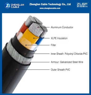 China Medium Voltage Power Cable IEC 60502 Armoured XLPE Cable For Direct Buried Installation à venda