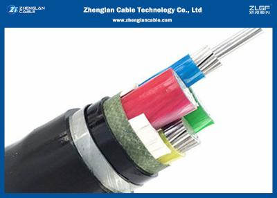 China 0.6/1KV 4C underground Armoured power cable （AL/CU/PVC/XLPE/NYBY/N2XBY) Nominal Section:4*1.5~4*400mm² for sale