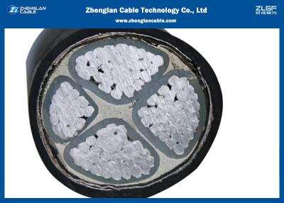 China Underground Cable with XLPE Insulated / 4 Cores Aluminium Low Voltage Power Cable(Armoured) （CU/XLPE/LSZH/DSTA） for sale