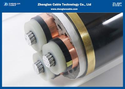 China 18/30KV MV 3C  Power Cable (Armoured) , XLPE Insulated Cable according to IEC 60502/60228 （CU/XLPE/LSZH/DSTA） for sale