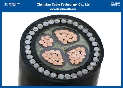 China o baixo fumo 0.6/1KV zero cabos distribuidores de corrente dos núcleos do cabo 3+1 do halogênio (Unarmoured), PVC isolou o cabo (CU/PVC/LSZH/NYY/N2XY) à venda