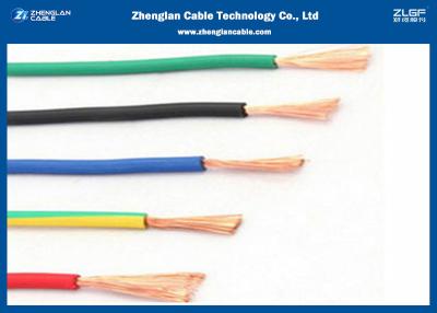 China Alambre de alta temperatura y cables resistentes al fuego 450/750 uso BVR del cable para la casa o el edificio en venta