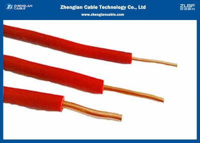 China único fogo do núcleo - o cabo resistente/BV cabografa com a tensão 300/500V de acordo com IEC 60227 à venda