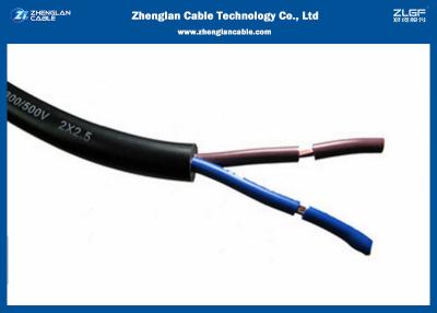 China Oxygen Free Copper Fire Resistant Cables/ BVV Cable For Building Electrical Wire/Rated Voltage: 450/750 V for sale