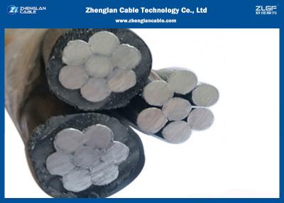 China Tipo secundario del cable 600V de Acsr del duplex de ASTM B-230 con el filamento del aluminio del alambre de acero en venta