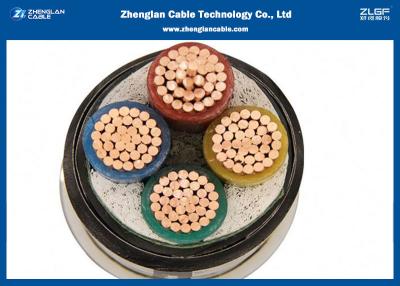 China Low Voltage 4 Core Armoured Cable , Outdoor Armoured Electrical Cable 0.6/1KV(NYBY/N2XBY/STA) for sale