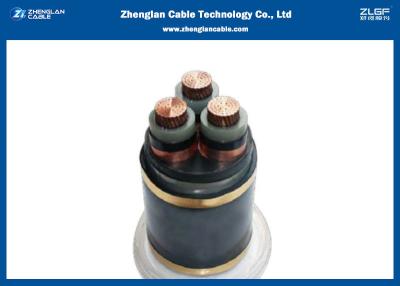 Chine cable électrique blindé de noyaux de 18/30KV système mv 3 avec (CU/NYBY/N2XBY) la section nominale isolée par XLPE : ² de 50~630mm à vendre