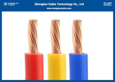 China PVC Jacket Single Conductor Stranded Wire BVR For Building House Copper Electrical for sale