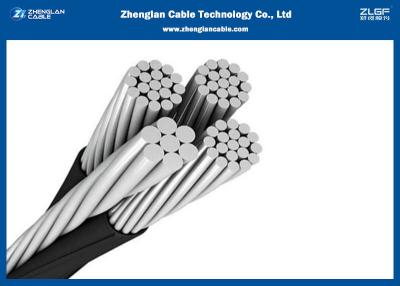 China XLPE Insulated Aluminum 4 Core 16mm Aerial Bundled Cable for sale