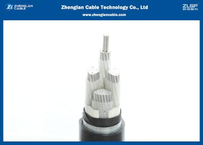 China 3C cable de transmisión subterráneo del PVC 12.7/22KV 19/33KV del AL XLPE en venta