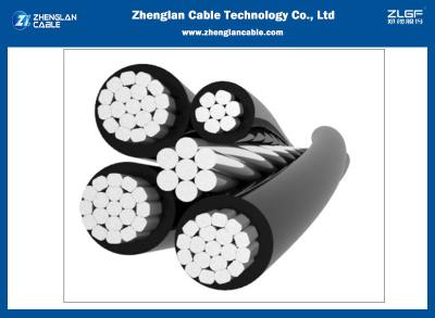 China 0.6/1kV PRE- ASSAMBLED 3X35 1X50SQMM ABC Aluminium Cable for sale