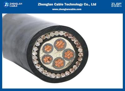 Chine Câble d'alimentation LSZH ignifuge 5x25m² câble en cuivre IEC60502-1 d'isolation XLPE d'armure SAW à vendre