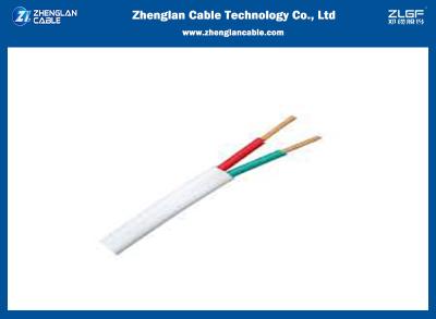 China PVC Sheathed Flat Flexible Building Wire And Cable Shelf Life BVVB Cable 99.99% for sale
