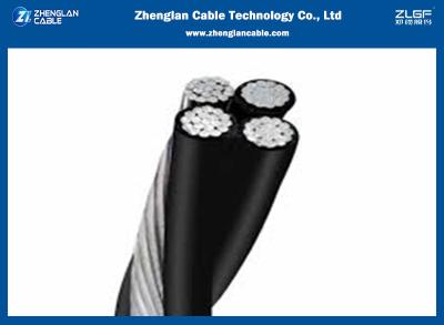 China Aluminum Duplex Triplex Quadplex Aerial Bundled Cables XLPE Insulation for sale