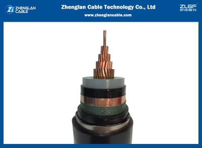 China Mono cables de transmisión medios del voltaje del conductor 15kV XLPE 1x185sqmm IEC60502-2 en venta